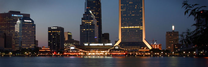 Image: Downtown Jacksonville at night